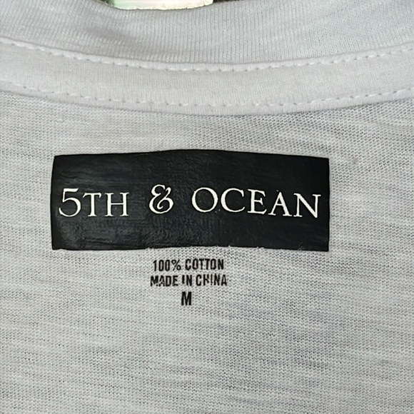 Brand New 5th & Ocean University of Maryland Terrapins Short Sleeved V-Neck Top - Picture 3 of 10